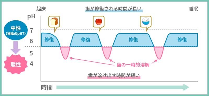 食事をするときのお口の中でおこっていること